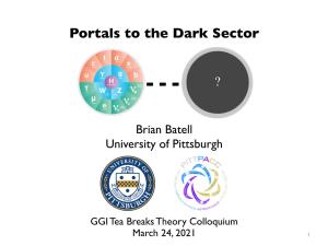 Portals to the Dark Sector