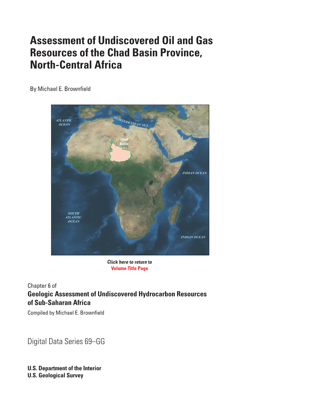 Assessment of Undiscovered Oil and Gas Resources of the Chad Basin Province, North-Central Africa