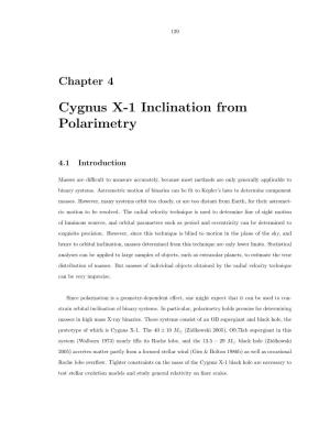 Cygnus X-1 Inclination from Polarimetry