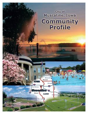 Musctine Iowa Community Profile Fact Sheet, March