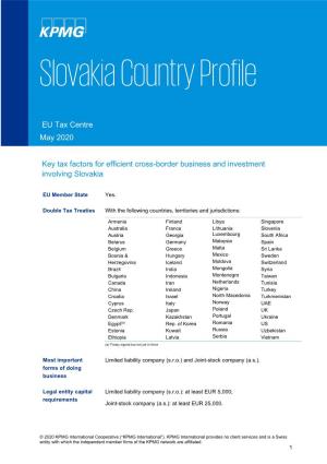Country Profile Slovakia 2020