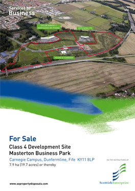 For Sale Class 4 Development Site Masterton Business Park