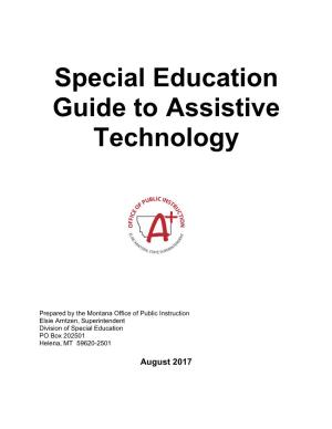 Special Education Guide to Assistive Technology
