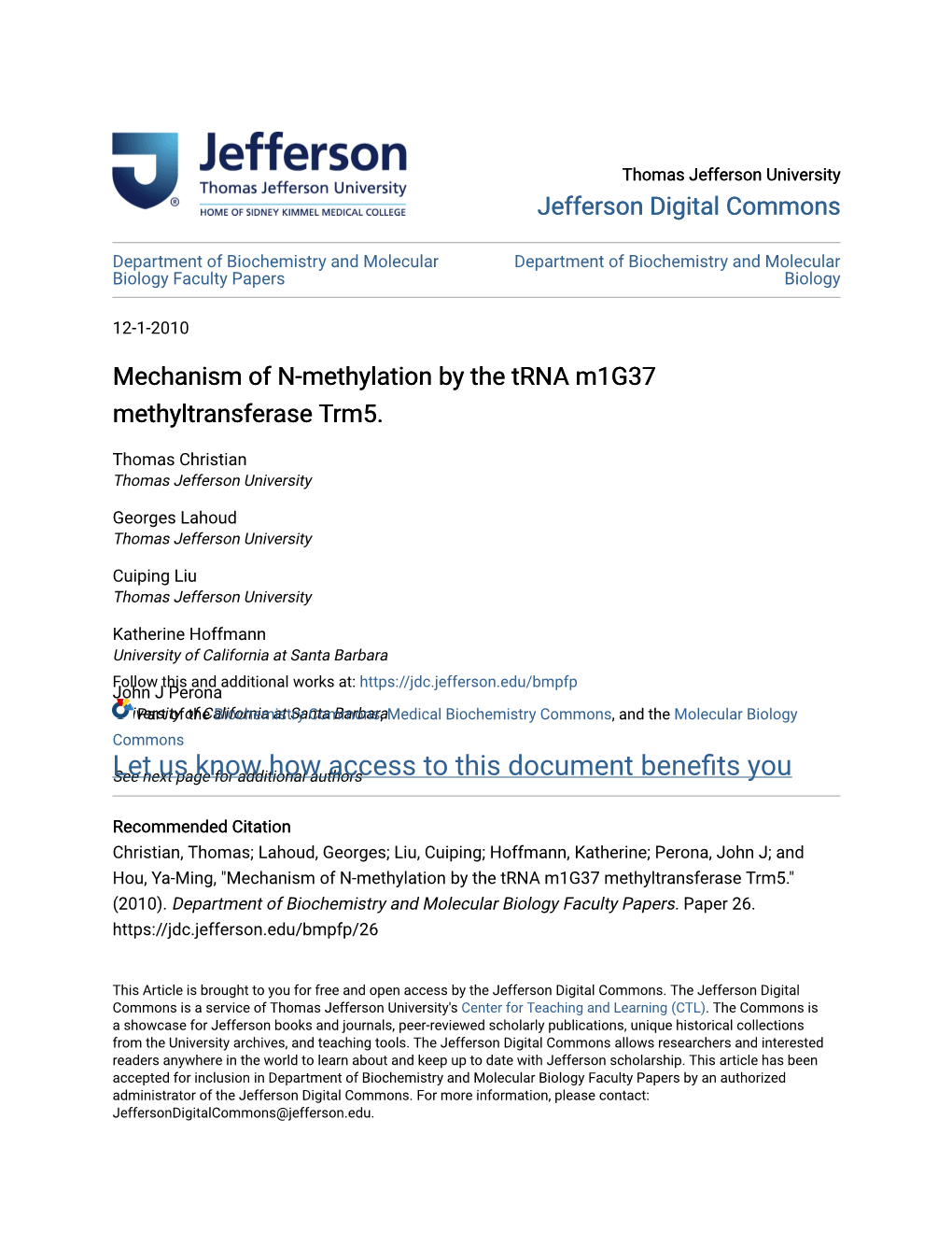 Mechanism of N-Methylation by the Trna M1g37 Methyltransferase Trm5