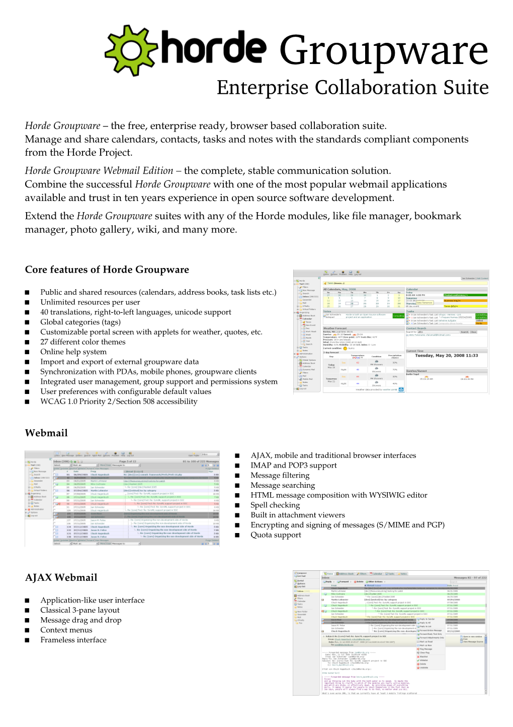 Groupware Enterprise Collaboration Suite