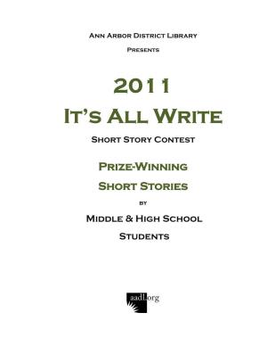 2011 "It's All Write!" Book
