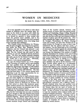 WOMEN in MEDICINE by JANET K