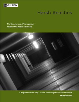 Harsh Realities: the Experiences of Transgender Youth in Our Nation’S Schools