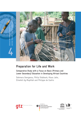 Preparation for Life and Work. Comparative Study with a Focus On