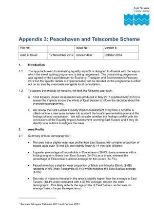 Peacehaven and Telscombe Scheme