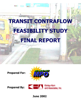 Transit Contraflow Feasibility Study, June 2002 Final Report