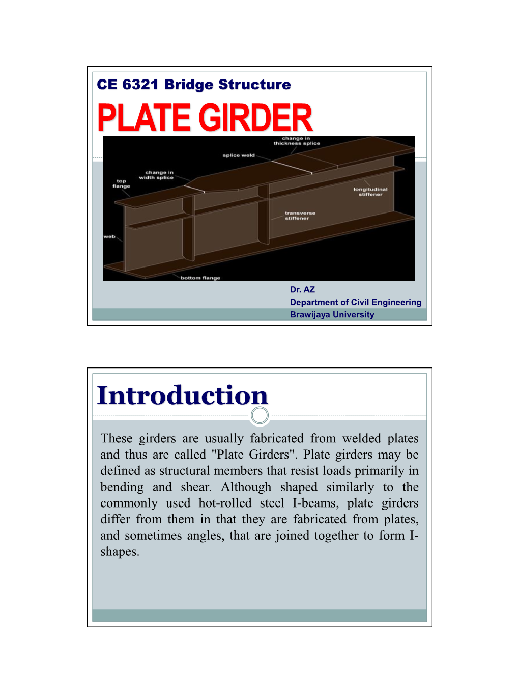 Plate Girder