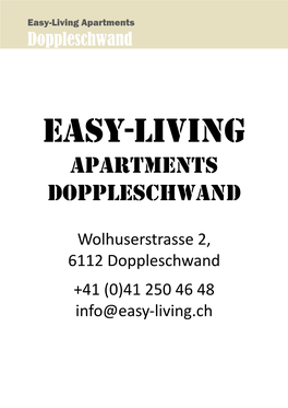 Apartments Doppleschwand