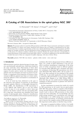 A Catalog of OB Associations in the Spiral Galaxy NGC 300?
