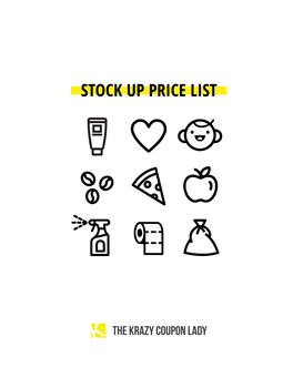 Stock up Price List Beauty, Health, and Baby