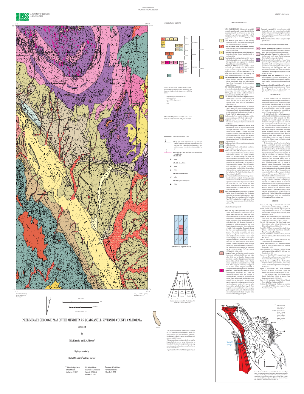 Preliminary Geologic Map of the Murrieta 7.5
