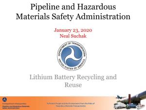 Lithium Battery Recycling and Reuse