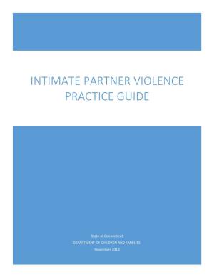Intimate Partner Violence Practice Guide