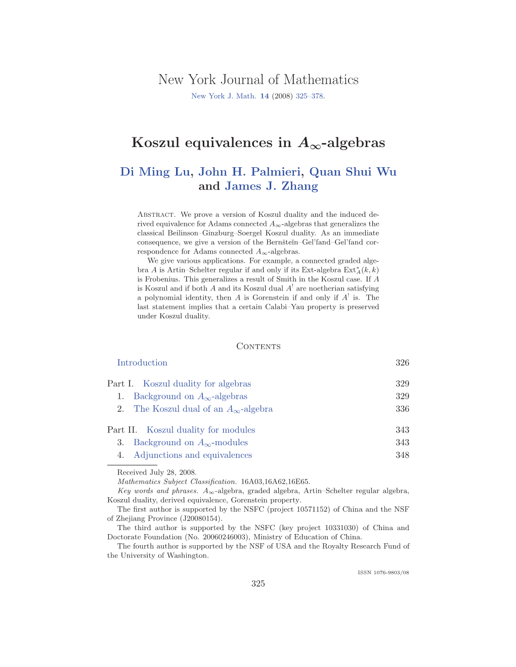 Koszul Equivalences in a ∞ -Algebras