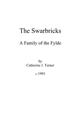 The Swarbricks: a Family of the Fylde Catherine J