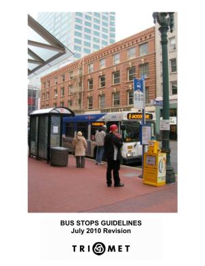 Bus Stop Guidelines Committee
