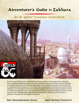 AQ Zakhara Adventurer's Guide Copy.Pages