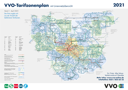 VVO Tarifzonenplan Mit Liniennetzübersicht