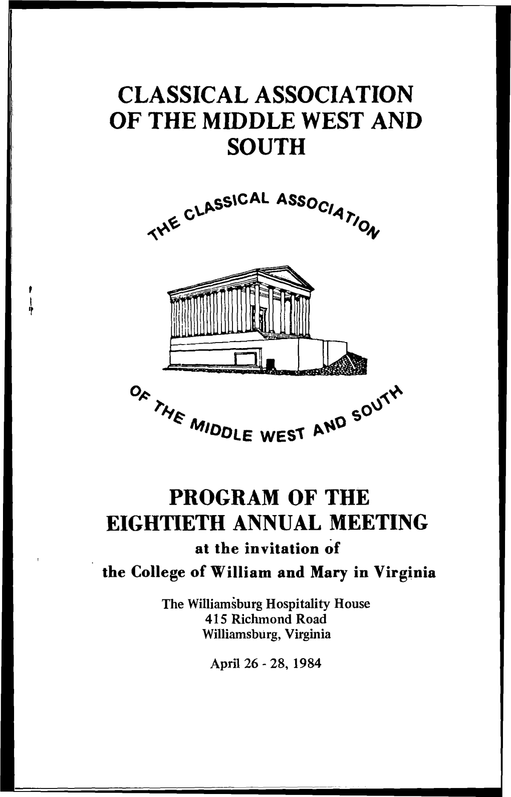 80Th Annual Meeting