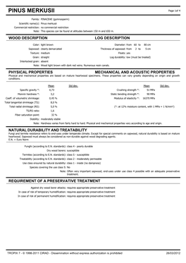 PINUS MERKUSII Page 1Of 4