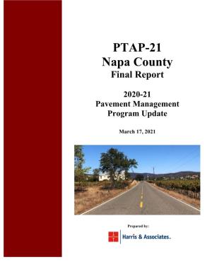 PW Pavement Management Program Report