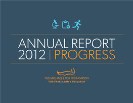 Annual Report 2012 | Progress
