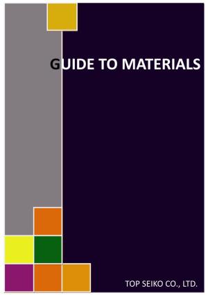 Download Processed Material Guide in PDF Format