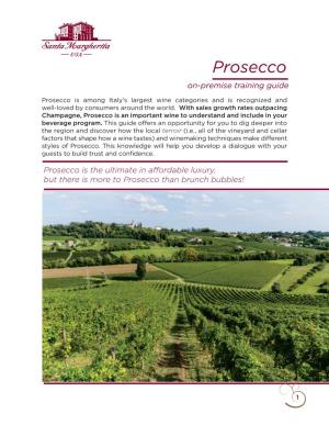 Prosecco On-Premise Training Guide