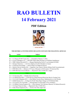 Bulletin 210214 (PDF Edition)