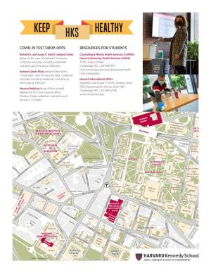 Keep HKS Healthy Student Map, Spring 2021