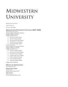 Illinois Catalog 2007-2008.Pdf