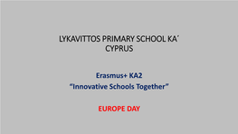 Lykavittos Primary School Ka΄ Cyprus