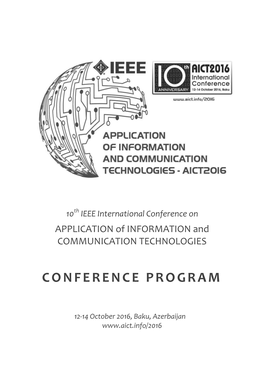 10Th International Conference on AICT