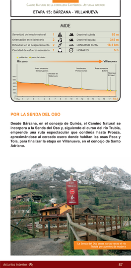 Guia Del Camino Natural De La Cordillera Cantábrica. 3 De 4