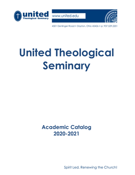 Academic Catalog 2020-2021 Table of Contents
