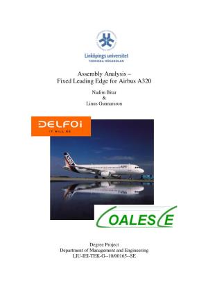 Assembly Analysis – Fixed Leading Edge for Airbus A320