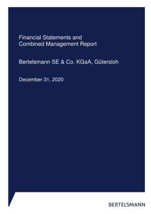 2020 Financial Statements for Bertelsmann SE & Co. Kgaa