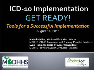ICD-10 Project Lead