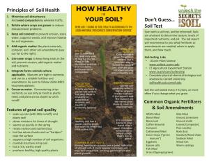 Soil Health Brochure