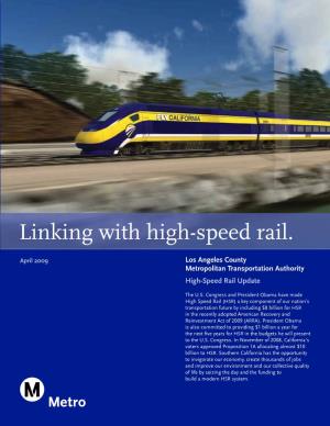 High Speed Rail Fact Sheet