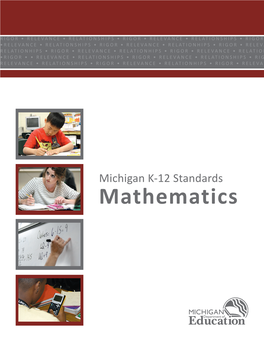 K-12 Standards, Mathematics