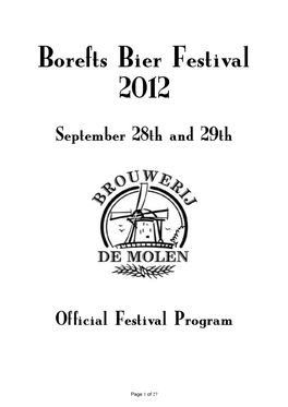 Borefts Bier Festival 2012