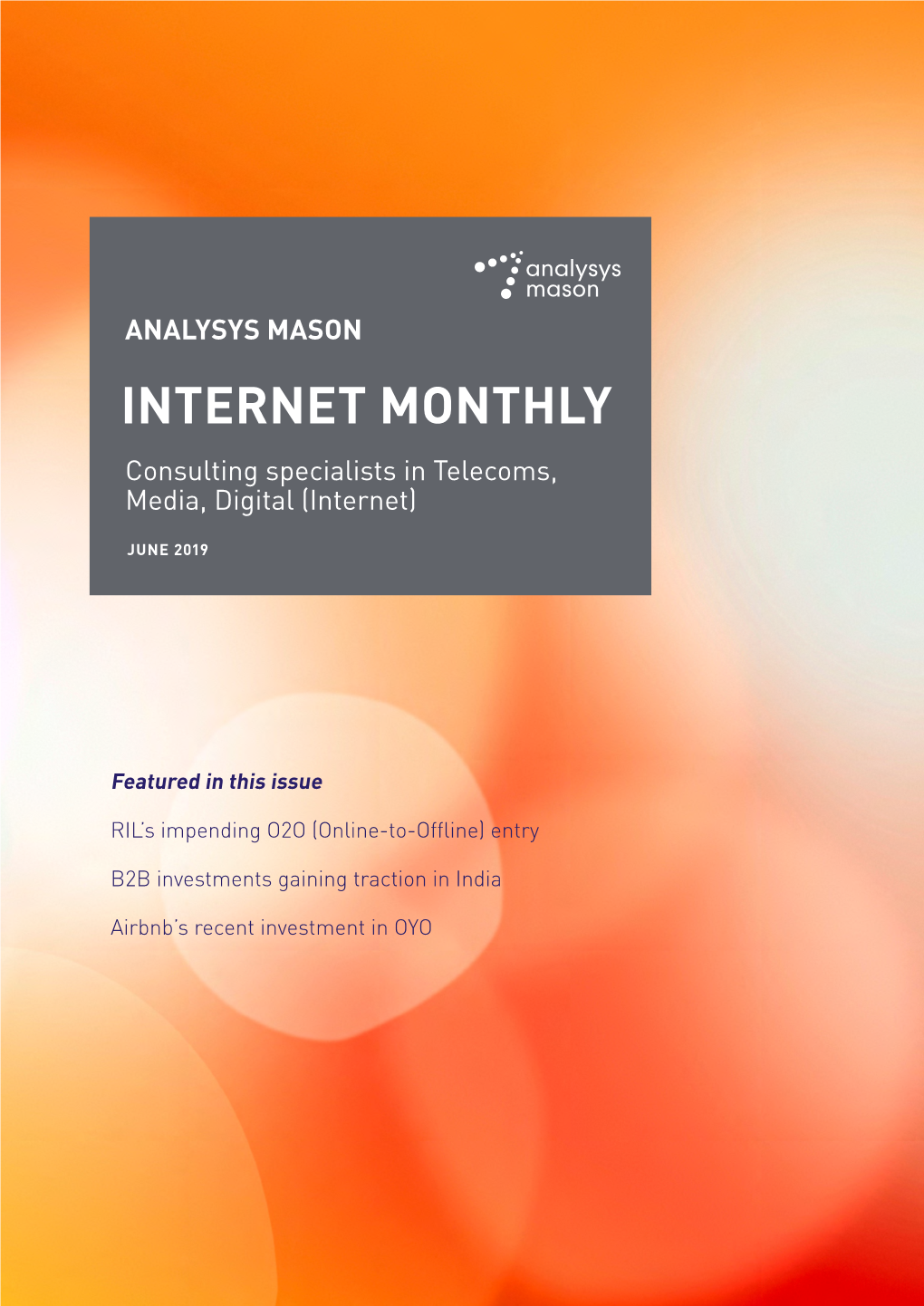 Internet Monthly Analysys Mason