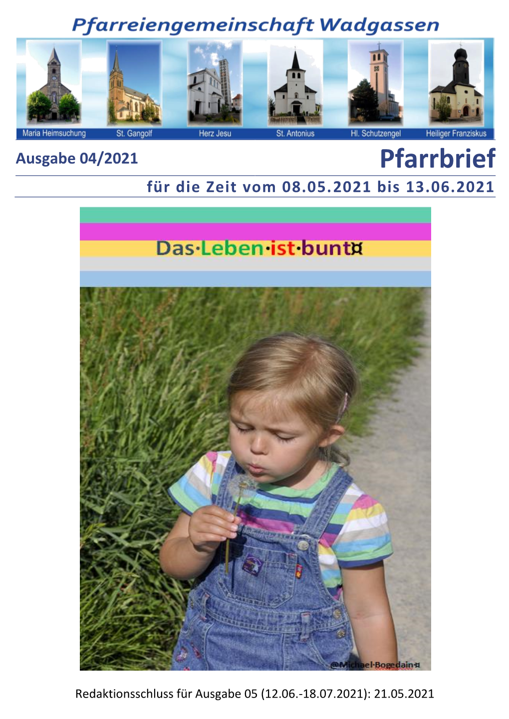 Pfarrbrief Für Die Zeit Vom 08.05.2021 Bis 13.06.2021