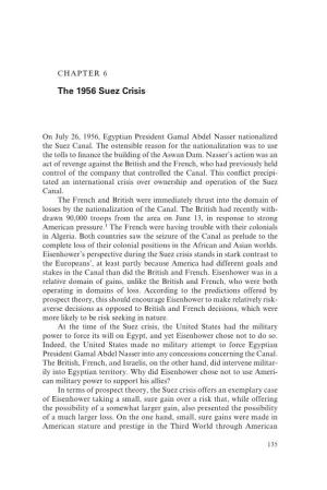 The 1956 Suez Crisis